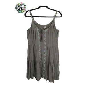 Ladies Mudd Dress Boho Olive Green Size XL🌟